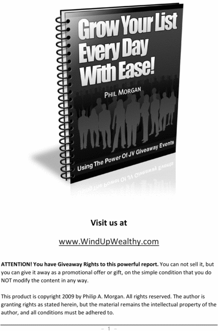 Product picture Grow Your List With ease